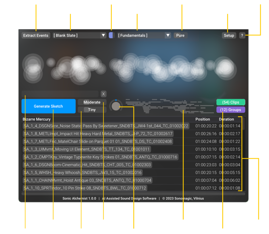 Sonic Alchemist UI